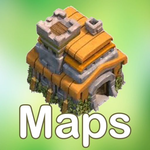 Map Layout for Clash of Clans iOS App