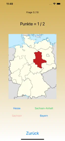 Game screenshot Die deutschen Bundesländer hack