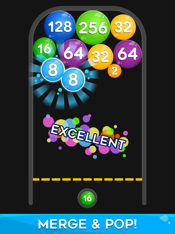 Screenshot #5 pour Merge Pop 4096!