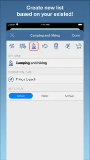 listas de empacado para viajes iphone capturas de pantalla 3