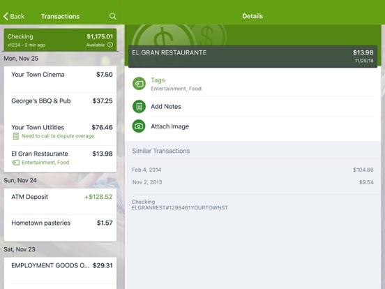 mygenmobile iPad screenshot 2 - Finance app