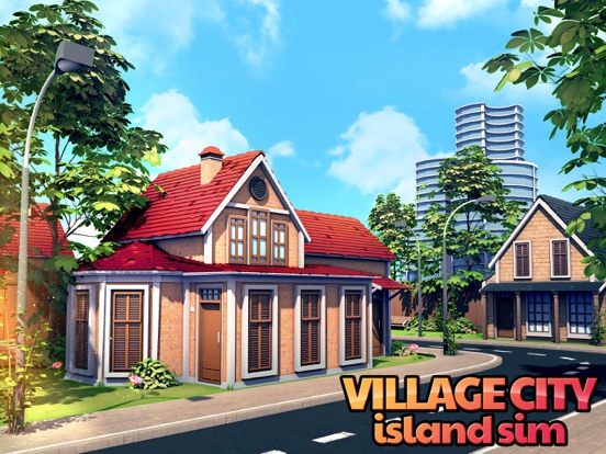 Dorp Stad - Eiland Sim Village iPad app afbeelding 1