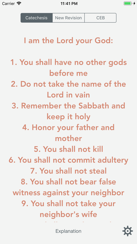 #1. iDecalogue (iOS) Podle: Marco Marengo