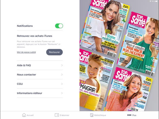 Top Santé Magazine iPad screenshot