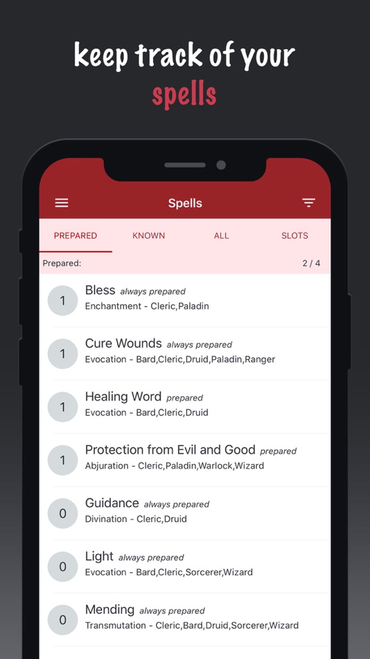 #6. DnD 5e Character Keep (iOS) 由: Fanni Putnoczki