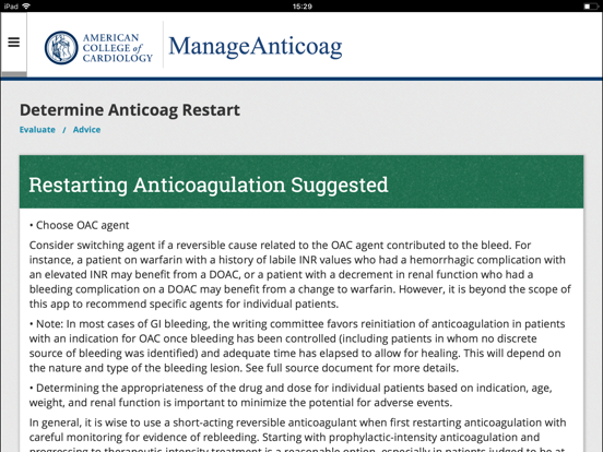 ManageAnticoag iPad screenshot 9 - Medical app