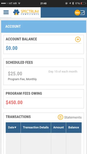 SPECTRUM Compliance screenshot 4