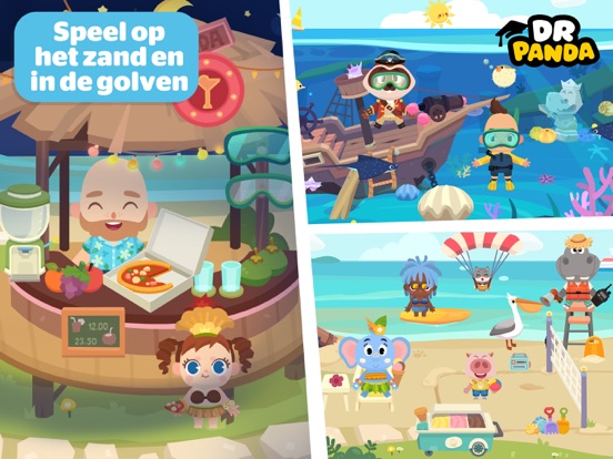 Dr. Panda Stad: Vakantie iPad app afbeelding 5