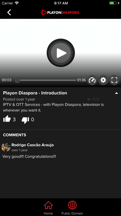 playondiaspora Screenshot