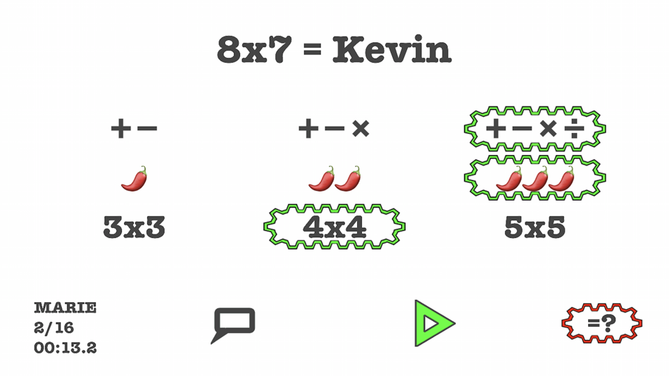 #1. 8x7 Kevin (iOS) 由: Marie Berlioz