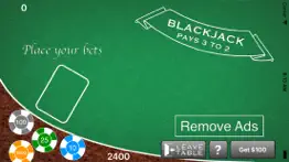 blackjack - casino style 21 iphone screenshot 2
