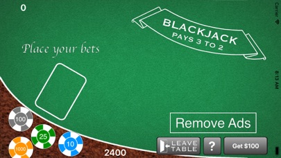 Blackjack - Casino Style 21 Screenshot