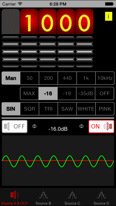 Screenshot #1 pour Diapason Audio Generator
