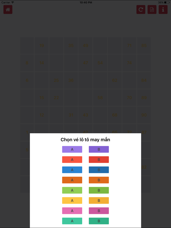 Screenshot #6 pour Lô Tô - Rao Chơi Lô Tô Tết