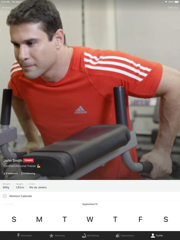 Screenshot #5 for MyTraining Workout Tracker Log