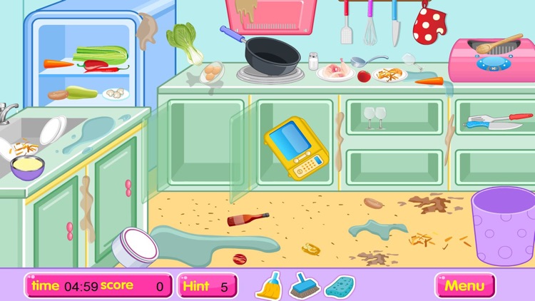 Kitchen restaurant cleanup