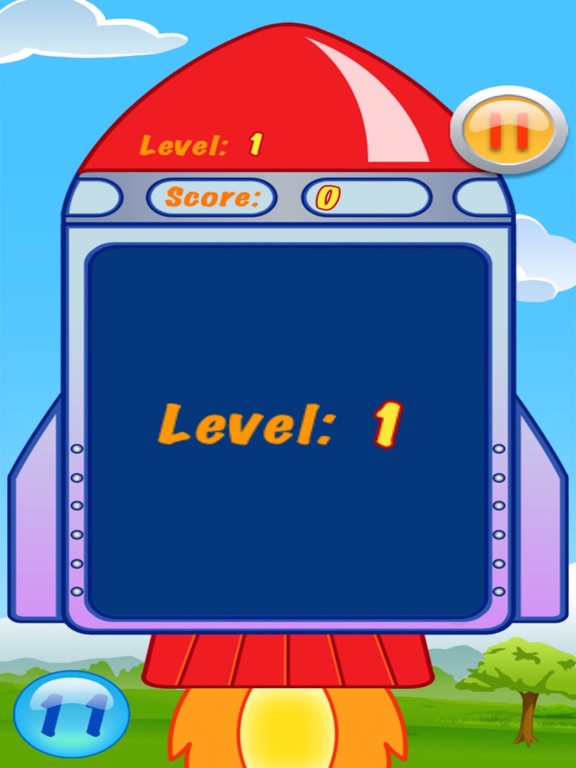 Math Number Bubble Rocket Game iPad screenshot 4 - Education app
