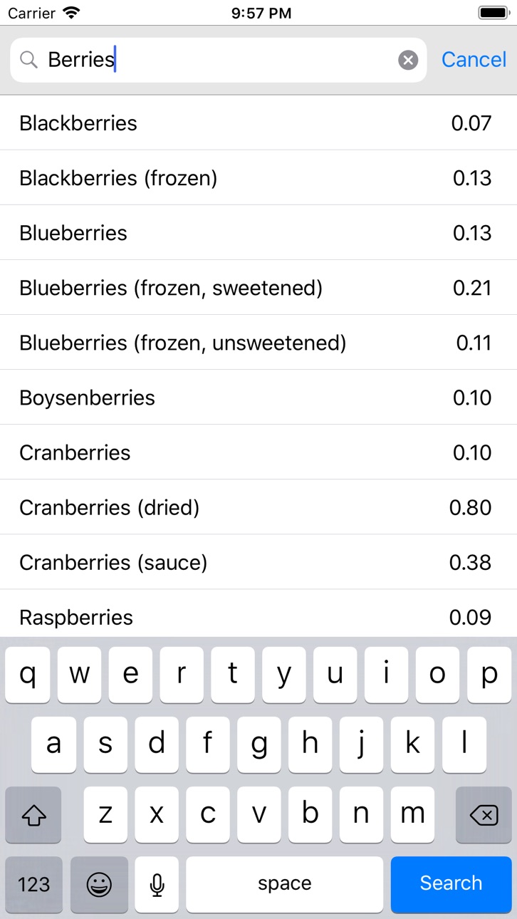 iPhone screenshot