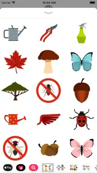 100 Gardening Stickers iphone bilder 0