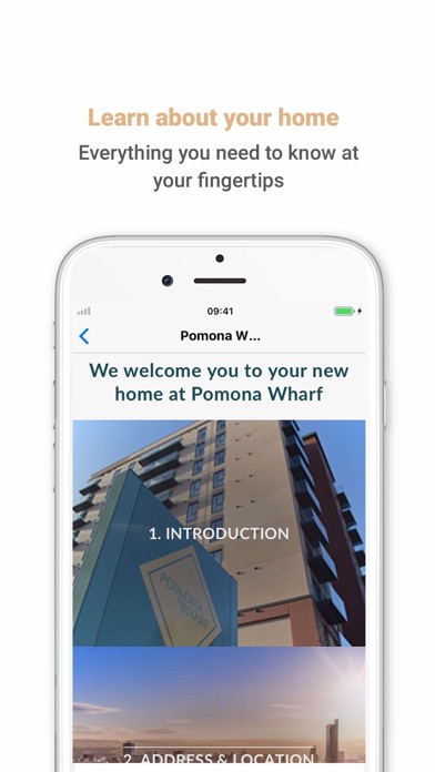 Pomona Wharf Concierge App screenshot 2