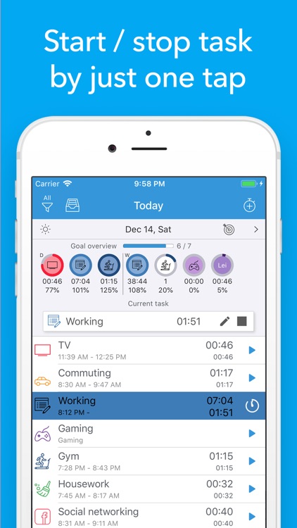 ATracker Time Tracker screenshot-0