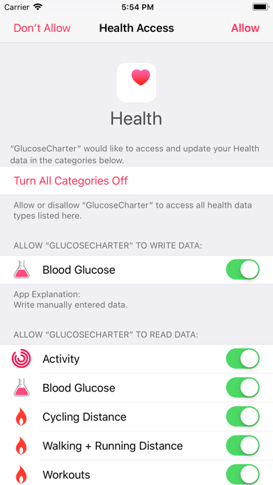 Screenshot #2 pour GlucoseCharter