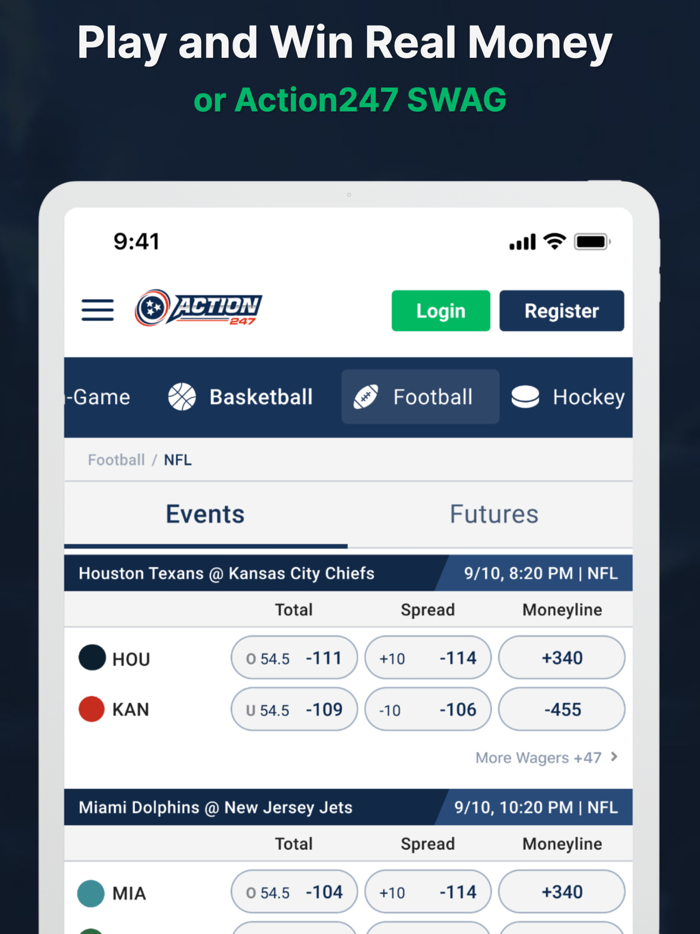 Action 247 Sports Betting App