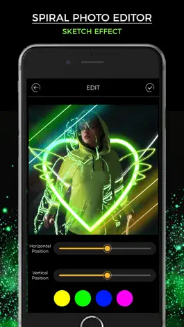 Game screenshot Neon Photo Editor - No Crop apk