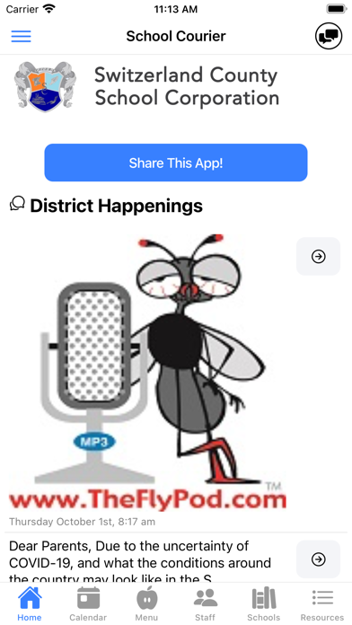 Switzerland County School Corp Screenshot