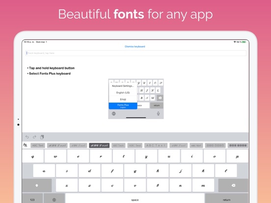 Screenshot #4 pour Fonts Plus