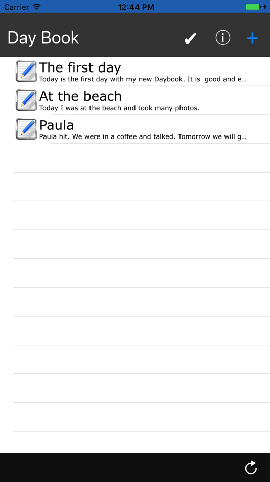 #1. The Daybook (iOS) 由: Kai Bruchmann