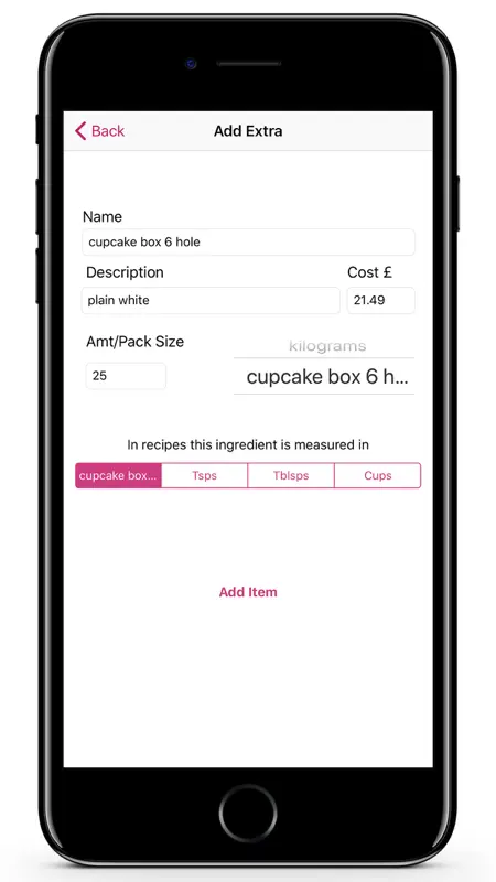 Cost A Cake Pro screenshot 4 of 9