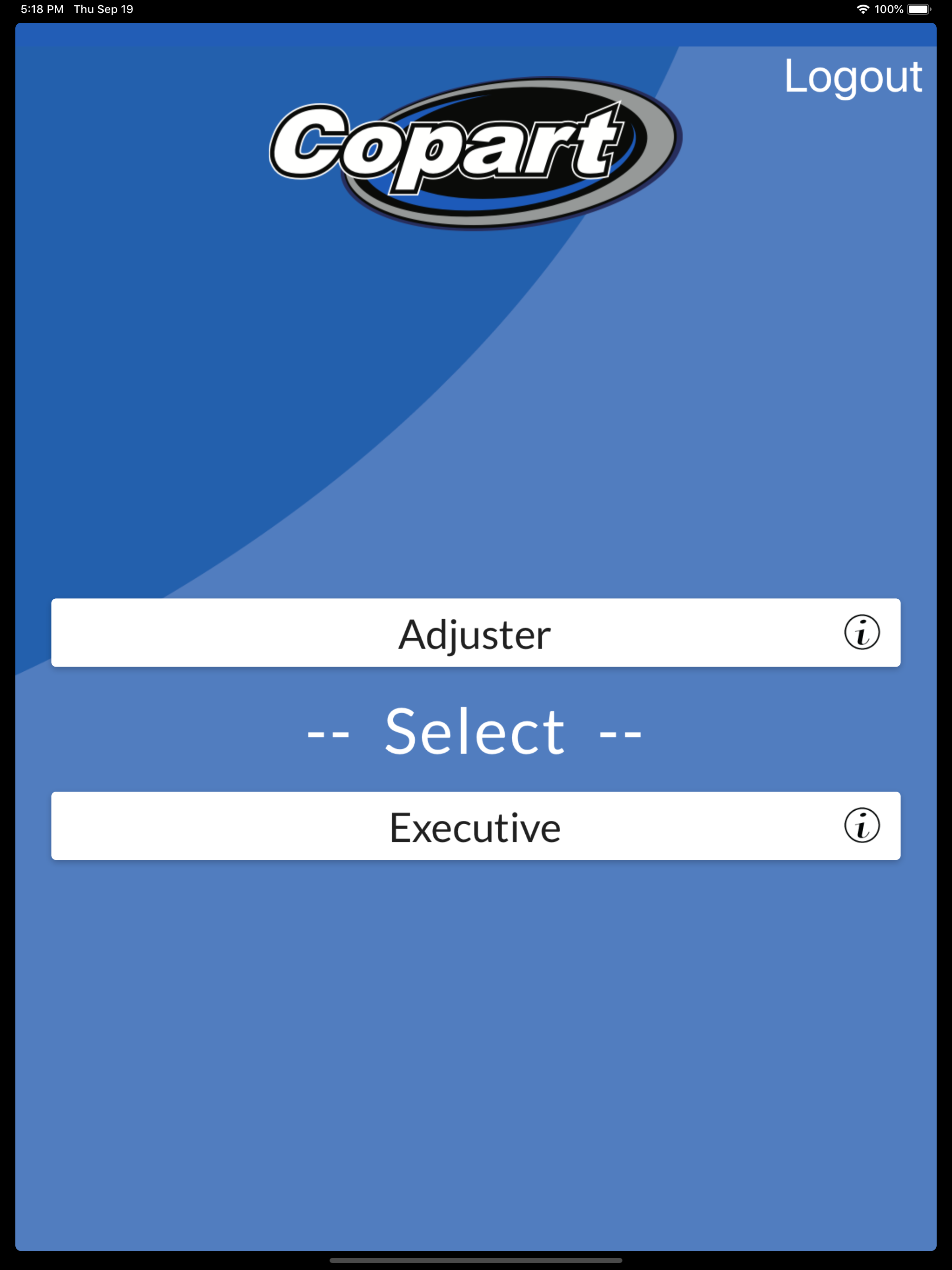 Copart - Seller Mobile