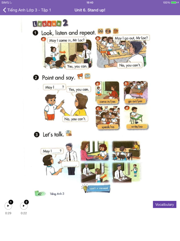 Screenshot #6 pour Tiếng Anh Lớp 3