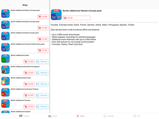 Screenshot #5 pour Berlitz talk&travel Phrasebook