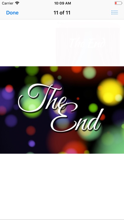The End Stickers