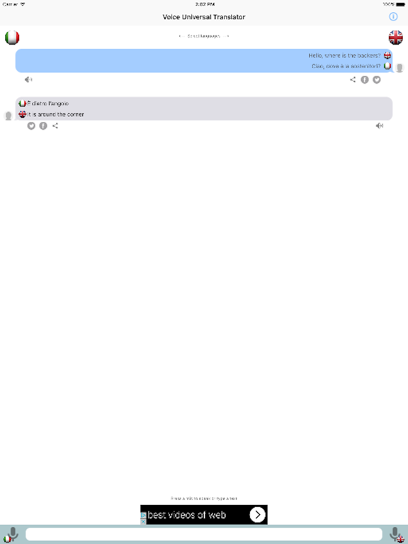 My Universal Translator iPad screenshot 1 - Utilities app