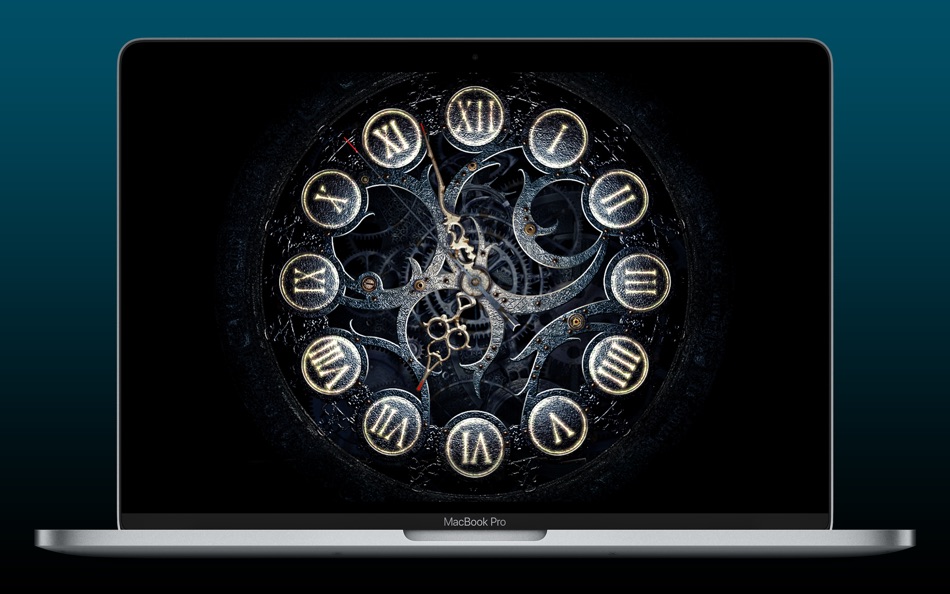 #2. Mechanical Clock 3D (macOS) 由: 3Planesoft