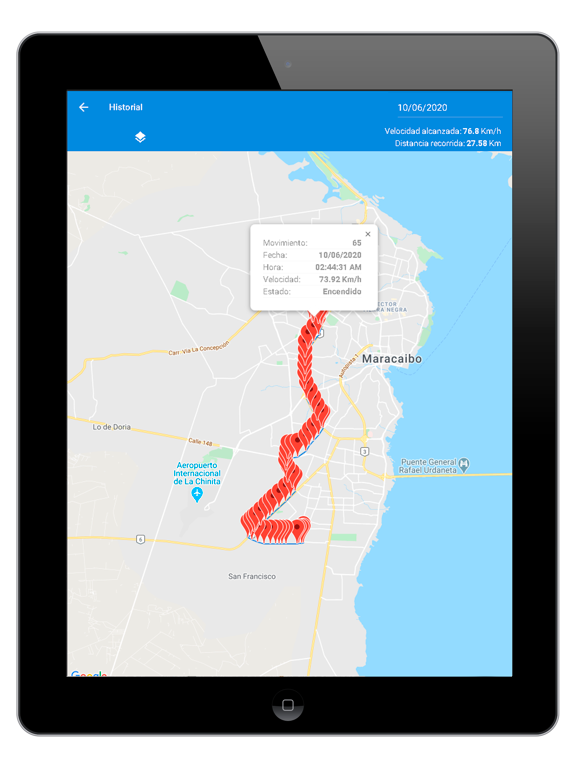 Autotrack GPS iPad screenshot 7 - Navigation app
