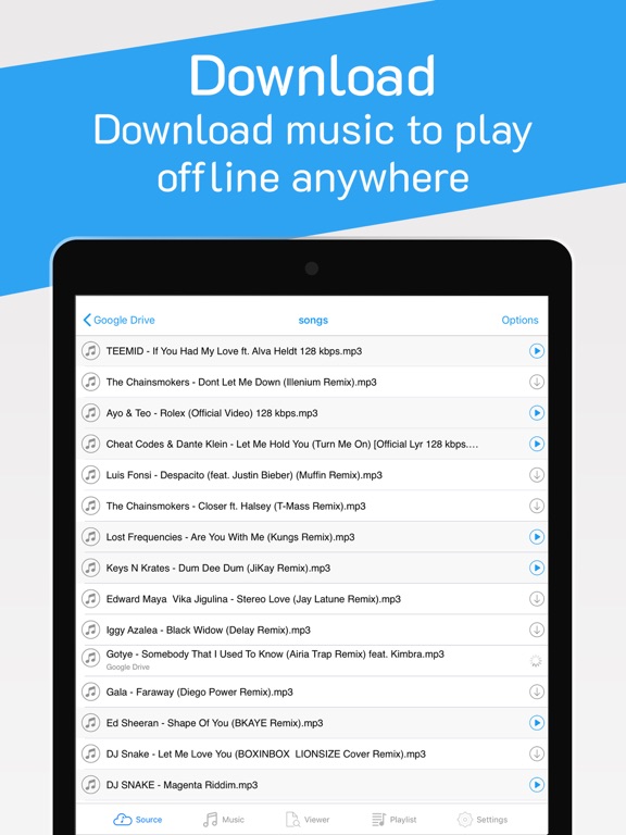 Screenshot #6 pour CloudBeat - Cloud Music Player