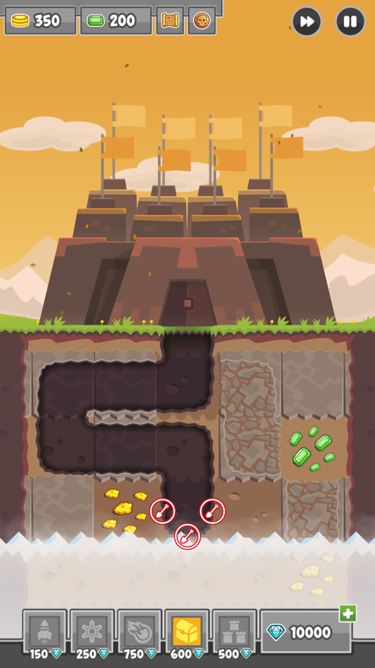 #2. Digfender (iOS) Podle: Mugshot Games Pty Ltd