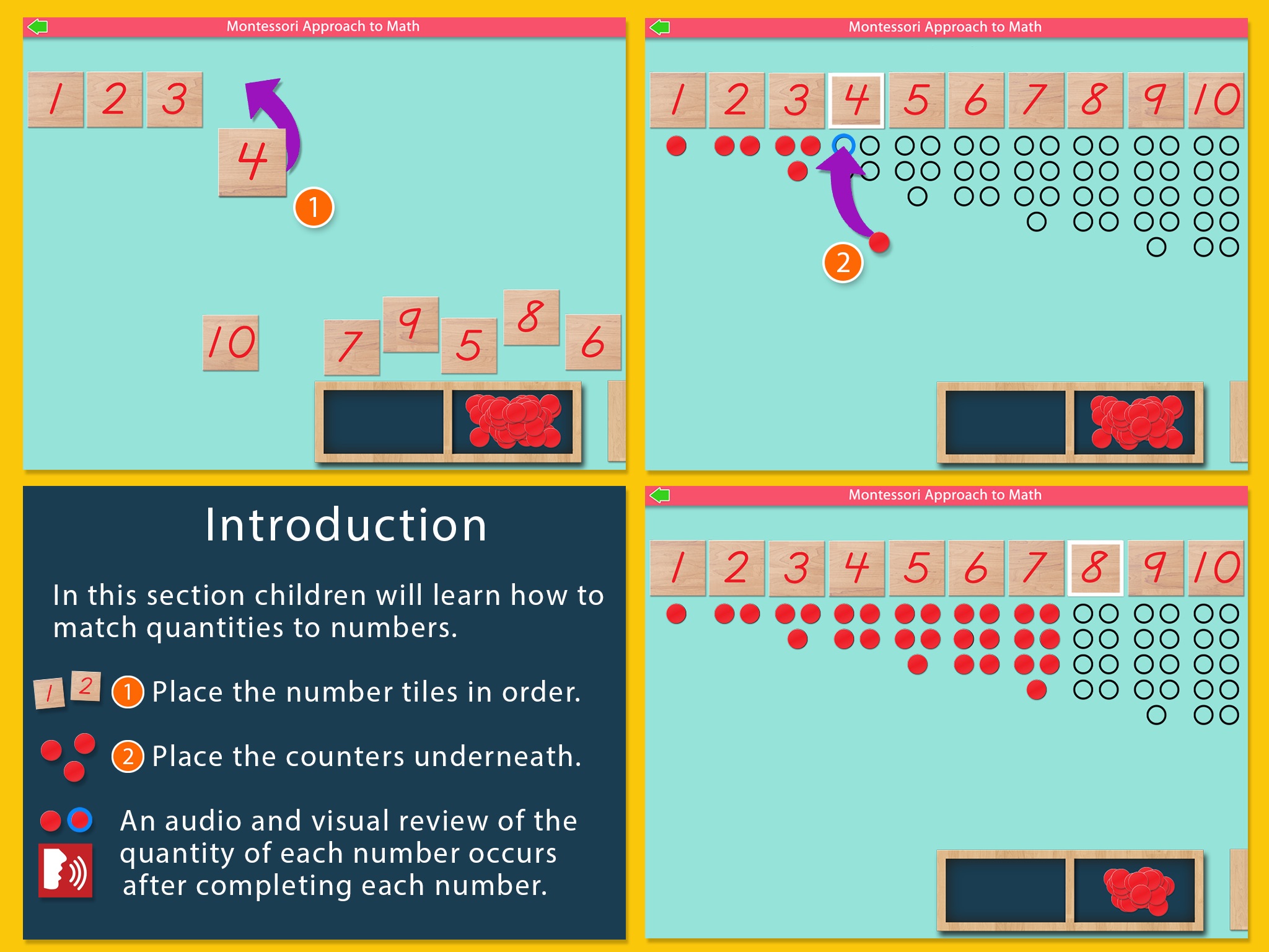 Montessori Preschool Counting screenshot 2