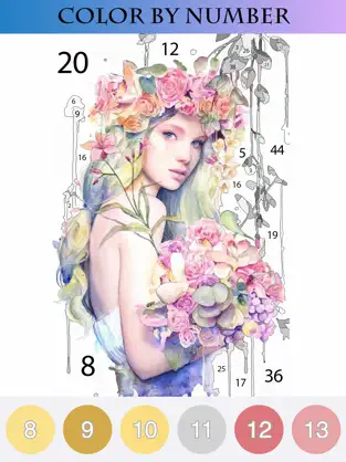 Captura 8 Color by Number-Oil Painting iphone
