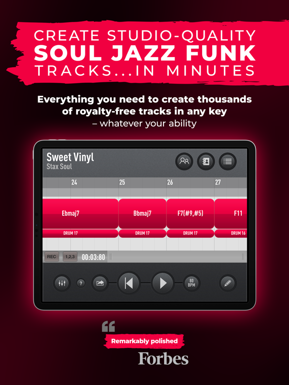 Screenshot #4 pour SessionBand Soul Jazz Funk 2