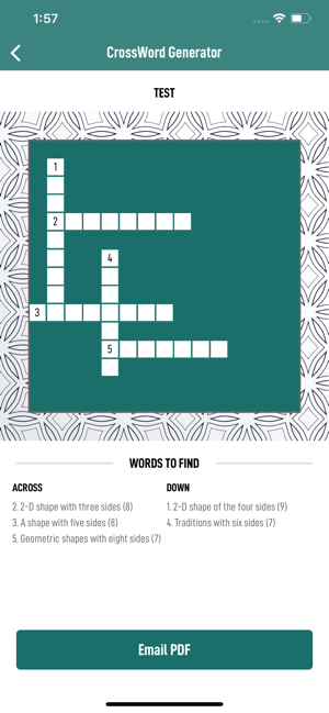 CrossWord Puzzle Generator(圖3)-速報App