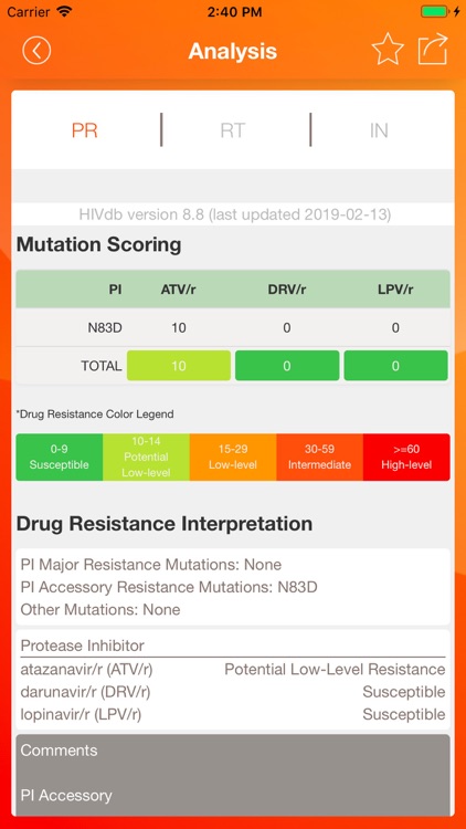 HIV Drug Resistance Database screenshot-3