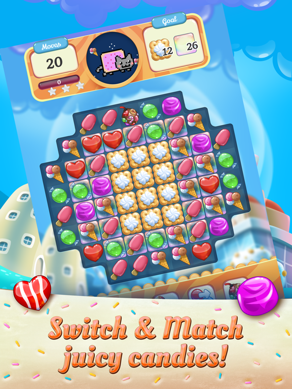 Screenshot #4 pour Nyan Cat: Candy Match