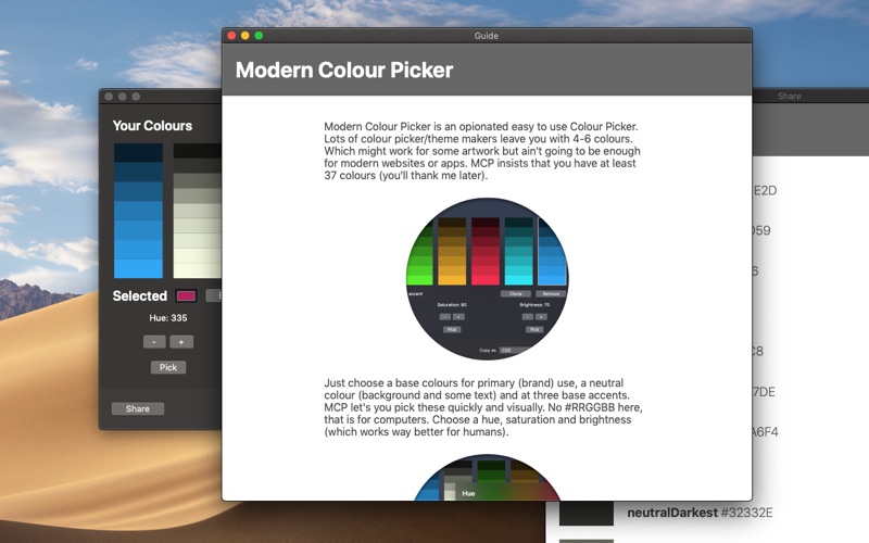 How to cancel & delete modern colour picker 4