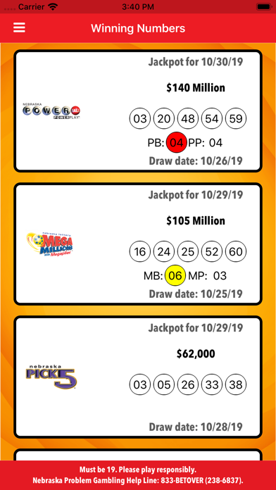 How to cancel & delete Nebraska Lottery from iphone & ipad 1