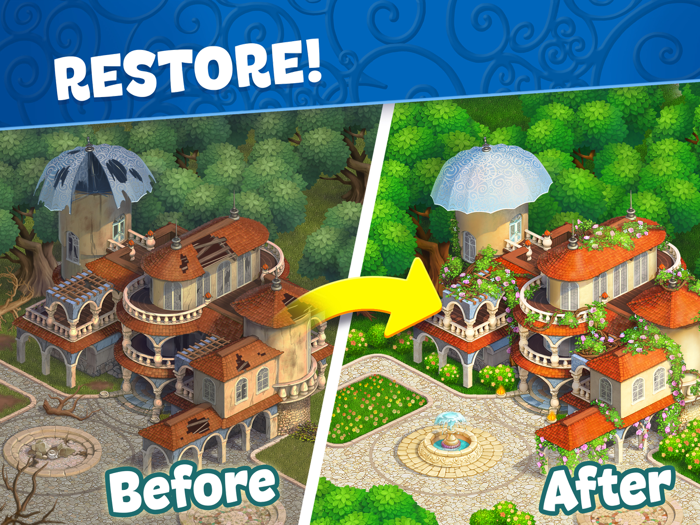 Jingle Mansion match 3 games